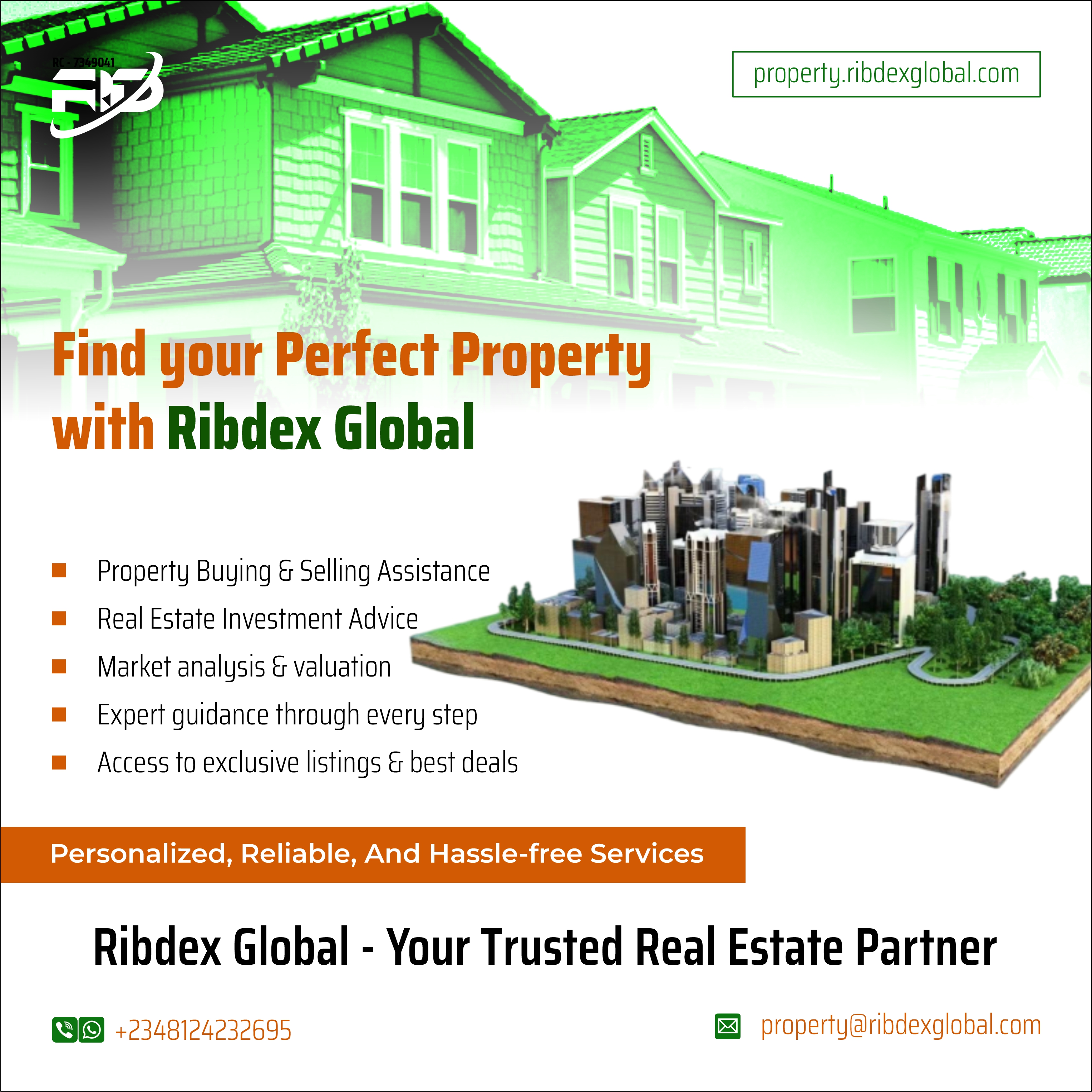 Ribdex Property flyer